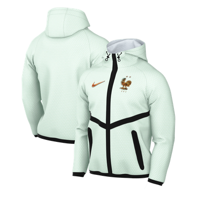 France National Team Nike 2026 Anthem Mesh Dri-FIT Full-Zip Hooded Jacket - Green